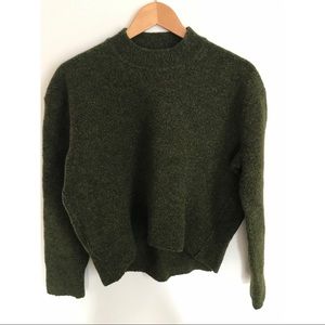 COS sweater green medium